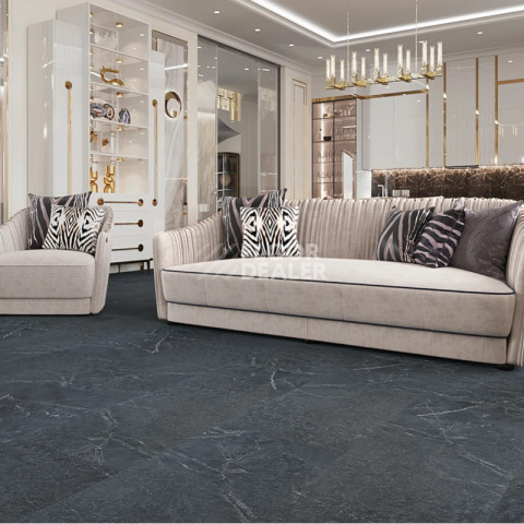Vinilam Ceramo Stone 2,5 мм 91909 Ионический Мрамор фото 3 | FLOORDEALER